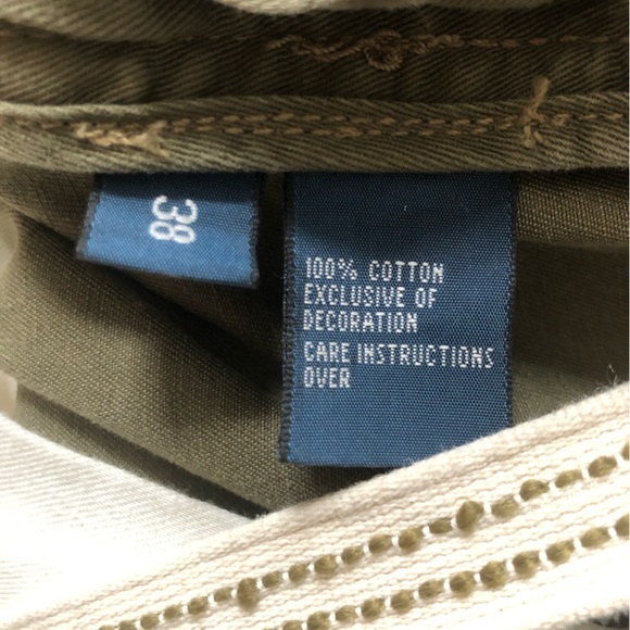 Polo Ralph Lauren New Army Green Flat Front Chino Shorts Size 38 - Picture 11 of 12